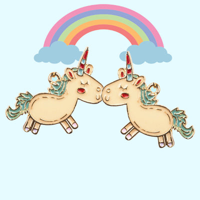 Pendentif "Licorne" - collier bijoux fantaisie pour femme et infirmière