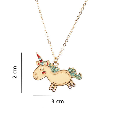 Pendentif "Licorne" - collier bijoux fantaisie pour femme et infirmière