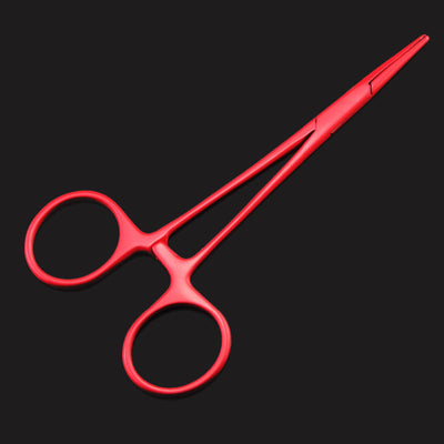 Pince à clamper / pince kocher à tête droite - 4 coloris - Rouge - matériels et outils médicaux - La Boutique Des Infirmières