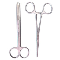 Pack Pince Kocher + Ciseaux mousse COMED 14cm - Instruments médicaux infirmière