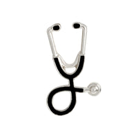 Pin's "Stéthoscope" Argent / Broche - La Boutique Des Infirmières