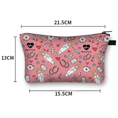 Pochette trousse cosmétique motif 