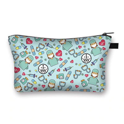 Pochette trousse cosmétique motif 