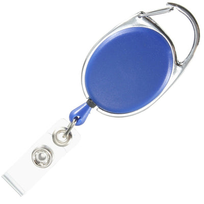 Porte-badges avec attache en métal extensibles et rétractables - bleu - La Boutique Des Infirmières