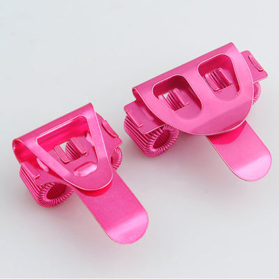 Porte stylos pour blouses d'infirmières à triple emplacements - Rose - Verso