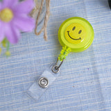 Porte-badges Smileys jaune extensibles et rétractables - La Boutique Des Infirmières