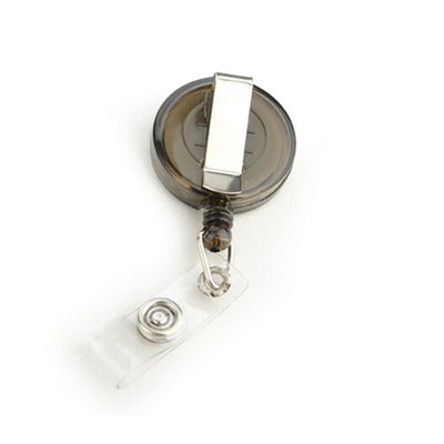 Porte-badges Smileys noir extensibles et rétractables - La Boutique Des Infirmières