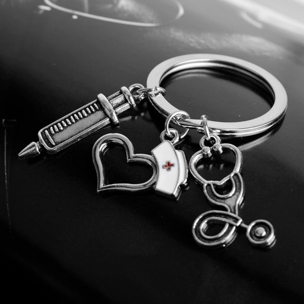 Porte-stylo Porte-clés En Cuir - 2 Pièces Noir Et Marron - Clip Rétro Anti-perte Pour Infirmières, Livreurs, Quotidien
