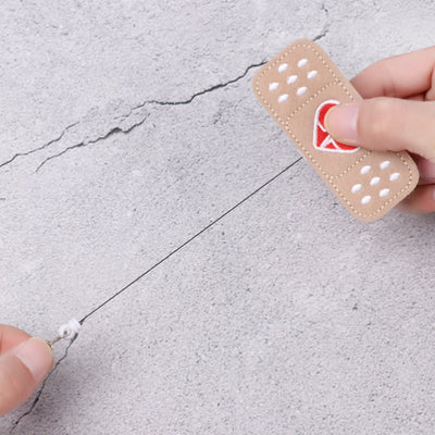 Portes-badges rétractables "Pansements" extensibles jusqu'à 60cm - Coeur ECG