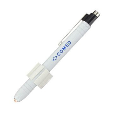 Lampe stylo de diagnostic KaWe blanc métallisé avec bouton