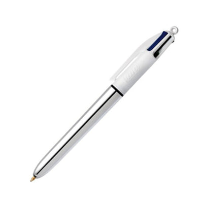 Stylo à bille 4 couleurs BIC "Shine" Argenté
