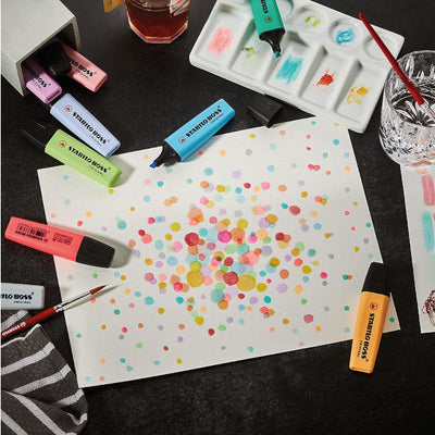 Surligneurs STABILO BOSS ARTY - 10 Couleurs Froides