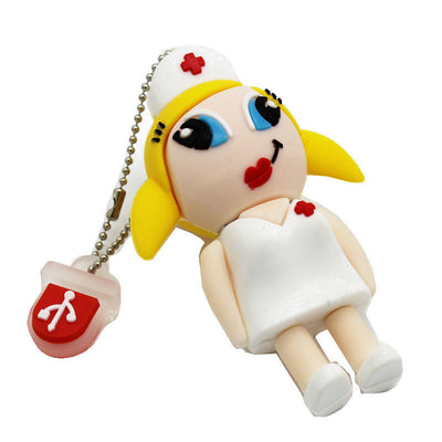 Clé USB Infirmière blonde 16Go - Fournitures de bureau pour infirmières - La Boutique Des Infirmières