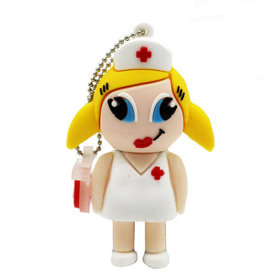 Clé USB Infirmière blonde 16Go - Fournitures de bureau pour infirmières - La Boutique Des Infirmières