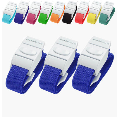 Garrots clip élastique - tourniquet - bleu - La Boutique Des Infirmières