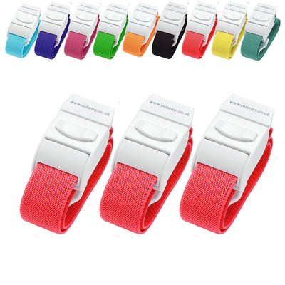 Garrots clip élastique - tourniquet - rouge - La Boutique Des Infirmières
