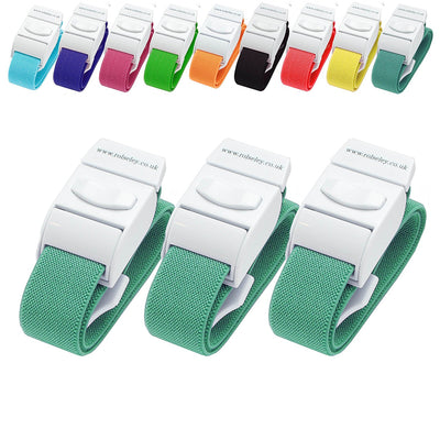 Garrots clip élastique - tourniquet - vert - La Boutique Des Infirmières