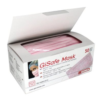 Masques chirurgicaux ROSES Type II - Boîte de 50 masques