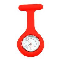 Montre Blouse infirmière en silicone - rouge