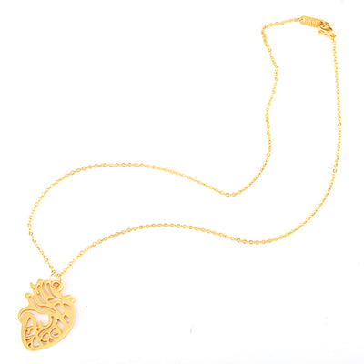 Pendentif "Cœur humain" Or - La Boutique Des Infirmières