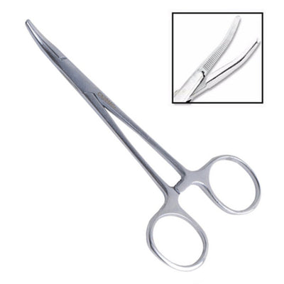Pince à clamper / pince kocher courbée 125mm - La Boutique Des Infirmières