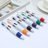 stylos 4 couleurs avec mousqueton 6 coloris