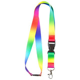 Tour de cou cordon pour clés et porte badges motif "Rainbow" - accessoires pour Infirmières