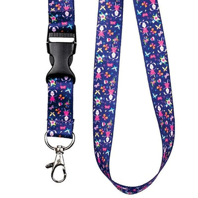 Tour de cou cordon pour clés et porte badges motif 