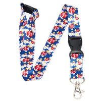 Tour de cou cordon pour clés et porte badges motif 