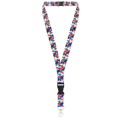 Tour de cou cordon pour clés et porte badges motif "Coccinelle" - accessoires pour Infirmières