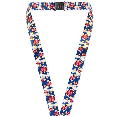 Tour de cou cordon pour clés et porte badges motif "Coccinelle" - accessoires pour Infirmières