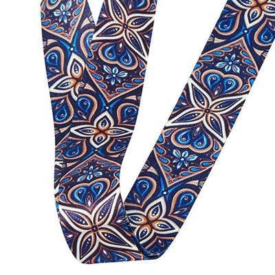 Tour de cou cordon pour clés et porte badges motif 