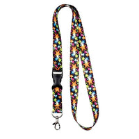 Tour de cou cordon pour clés et porte badges motif 